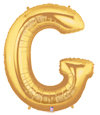 [LG07] 14"金色字母球：G
